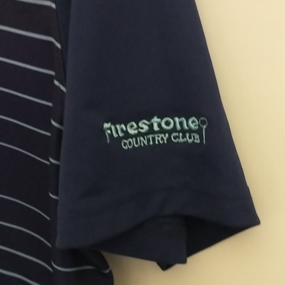 Mint Oakley Med Polo w Firestone CC Logo - Picture 3 of 5